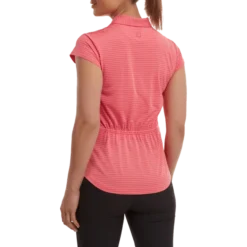 FootJoy Ladies Tonal Stripe Golf Polo Shirt 88458 -Golf-Footjoy FJ 88458 03
