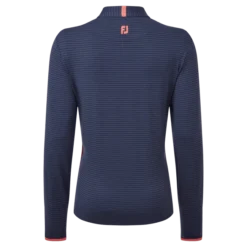 FootJoy Ladies Tonal Stripe Golf Mid Layer 88472 -Golf-Footjoy FJ 88472 04