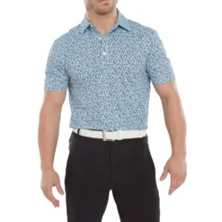 FootJoy Confetti Print Golf Polo Shirt 80088 -Golf-Footjoy FootJoy Confetti Print Golf Polo Shirt 80088 13