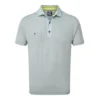 FootJoy Heather Pique With Pinstripe Trim Golf Polo Shirt 84389