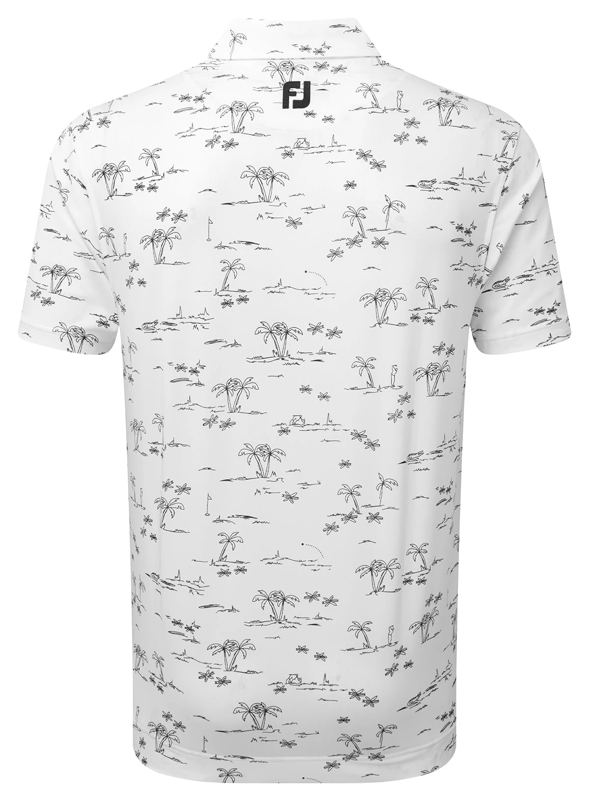 FootJoy Tropic Lisle Golf Polo Shirt 88788 2 FootJoy Tropic Lisle Golf Polo Shirt 88788 - Image 2