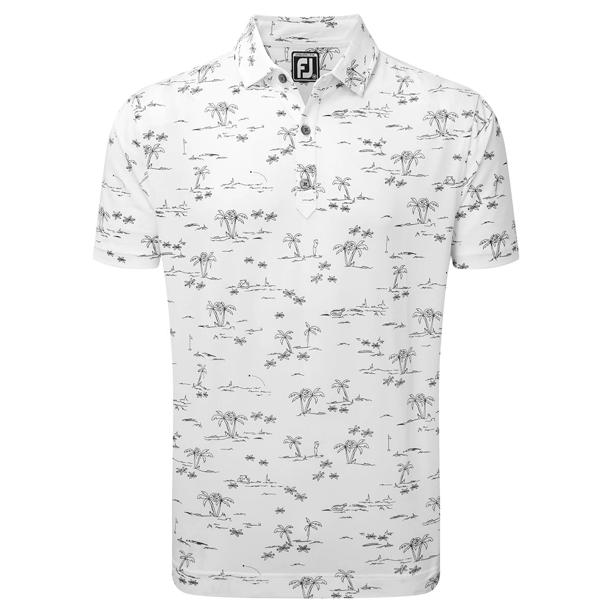 FootJoy Tropic Lisle Golf Polo Shirt 88788 1 FootJoy Tropic Lisle Golf Polo Shirt 88788