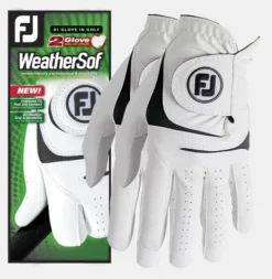 Footjoy WeatherSof Golf Glove | 2 Pack 66253