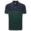 Footjoy Breton Stripe Pique Golf Polo Shirt 88792