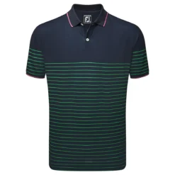 Footjoy Breton Stripe Pique Golf Polo Shirt 88792