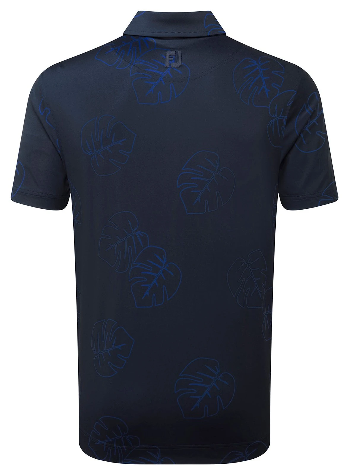 Footjoy Jungle Leaf Print Golf Polo Shirt 88786 2 Footjoy Jungle Leaf Print Golf Polo Shirt 88786 - Image 2