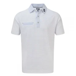 Footjoy Lisle Pinstripe Mix Golf Polo Shirt 84420